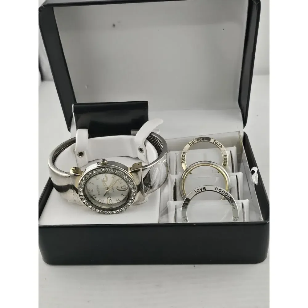 Ladies Vintage Waltham Interchangeable Bezel Watch In Original Case